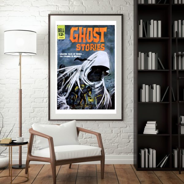 Ghost Stories – Vintage Dell Horror Comic Cover Art Print - Image 2