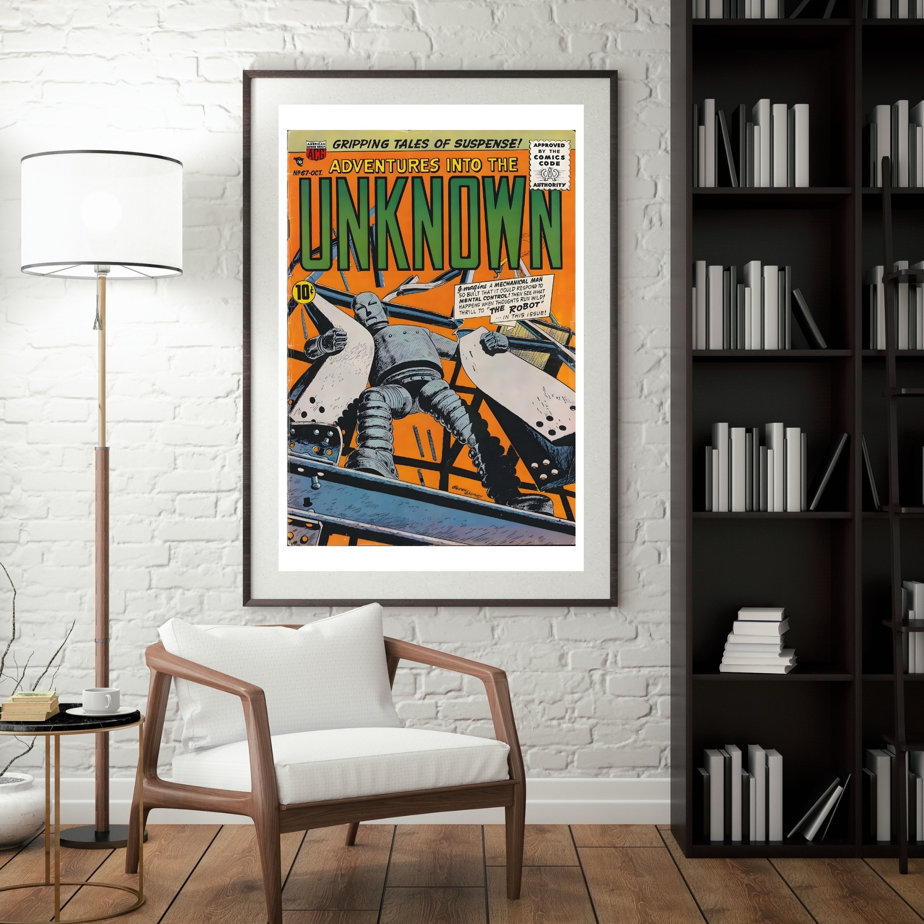 Unknown
Adventures Into the Unknown – The Robot (Issue No. 67) Poster Print - Image 2