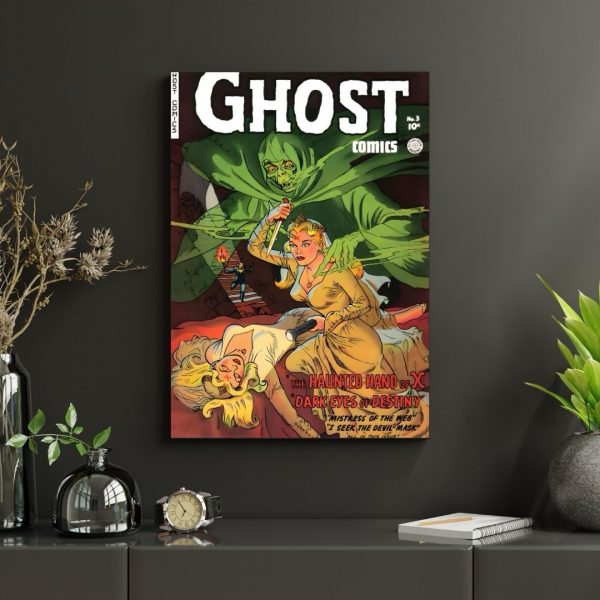 Ghost Comics No. 3 – The Haunted Hand of X & Dark Eyes of Destiny Poster Print - Image 4