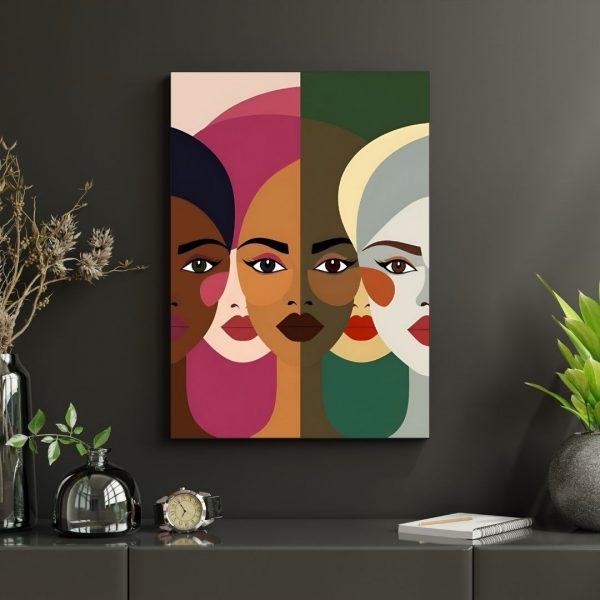 Spectrum – Modern Minimalist Portrait Art Print - Image 4