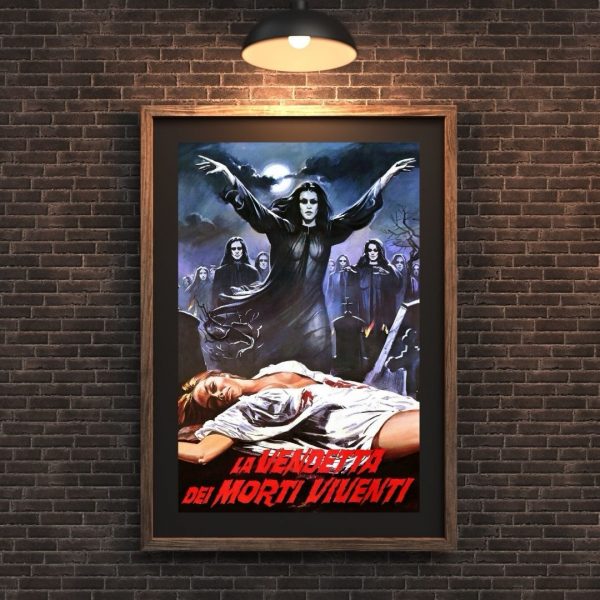 La Vendetta dei Morti Viventi – Italian Gothic Horror Movie Poster (Early 1980s) Poster Print - Image 2